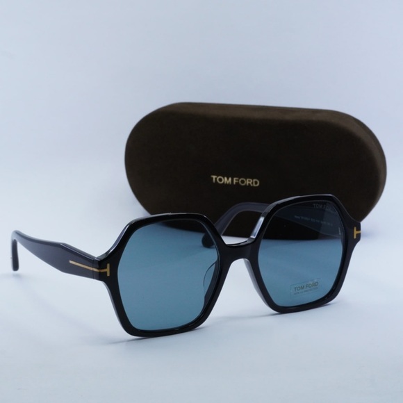 TOM FORD SUNGLASSES FT1032-F 01A Shiny Black / Smoke - Picture 3 of 5